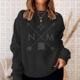 New Mexico Letters Arrows Sun Symbol [Dark] Sweatshirt Gifts for Her